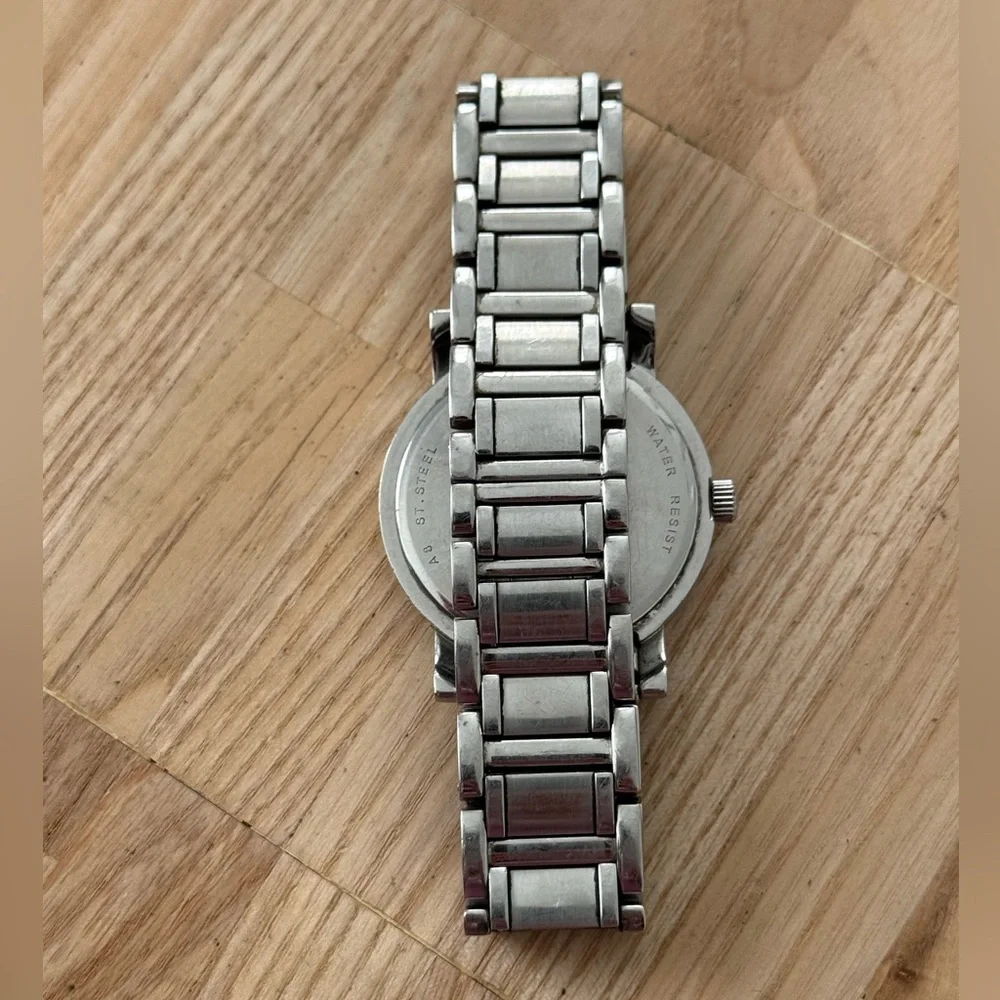 Bulova Diamond Luxury Watch Black Dial Stainless Bracelet Case Diamond Bezel
